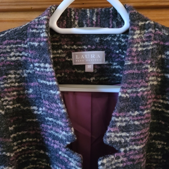 Laura plus petite Size 16 tweed blazer - Picture 2 of 3
